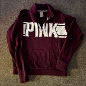 Victoria's Secret Pink Maroon Hoodie